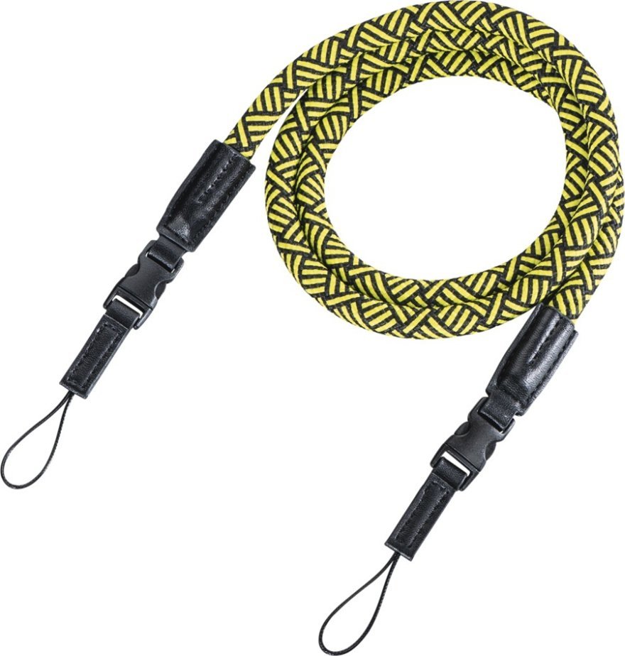 Hama Hama Camera Strap Braid 120 black/yellow