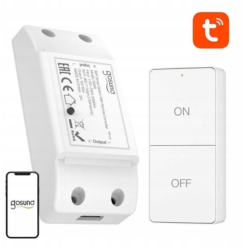 Gosund SW20 + Pilot Wifi Tuya SmartLife