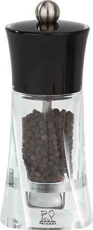 Młynek do przypraw Peugeot Młynek do pieprzu 14 cm Peugeot Molene przezroczysty