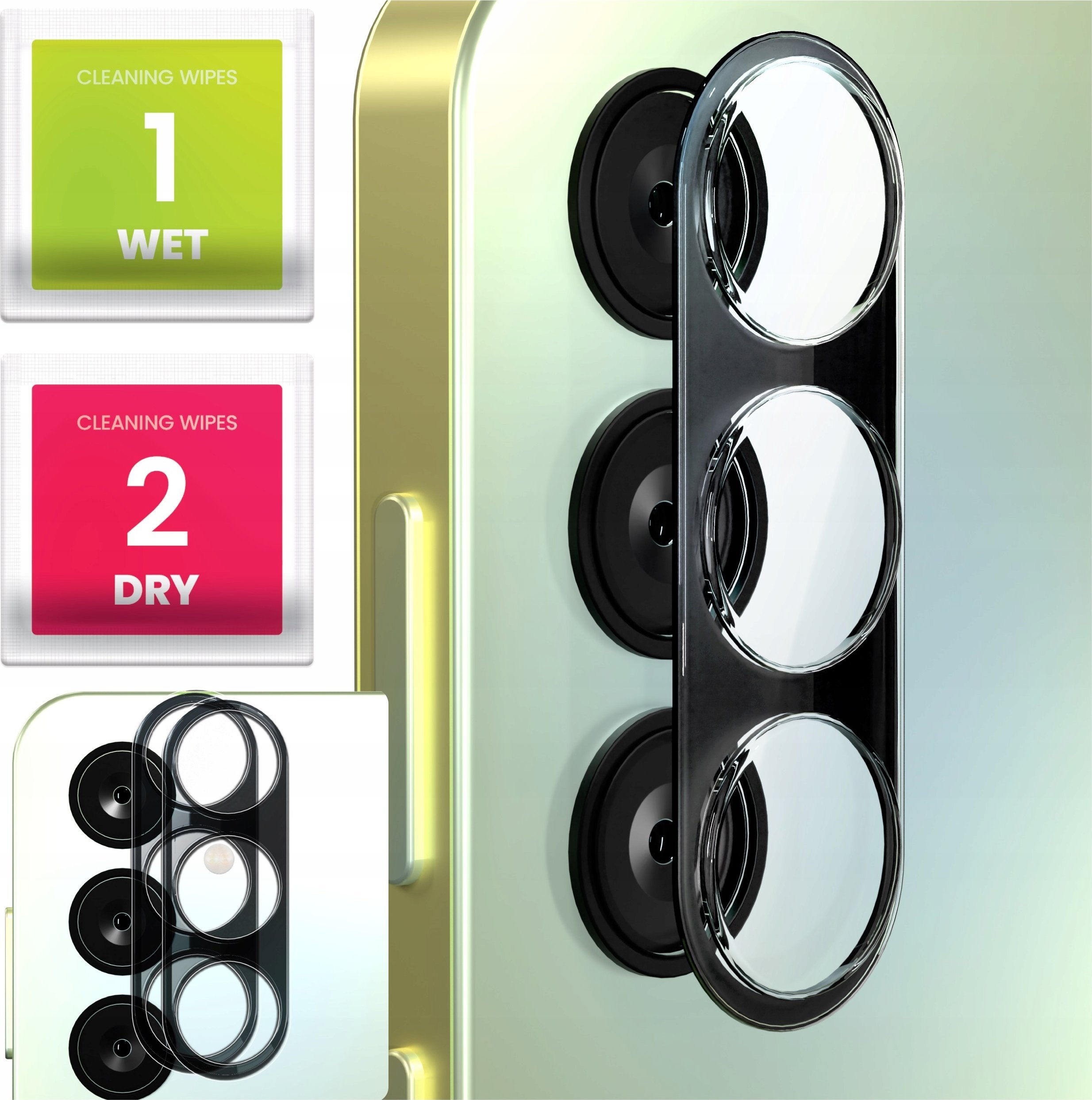 2-PAK Szkło Na Aparat Do Samsung Galaxy A15 5G (Hartowane, Na Obiektyw, 9H)