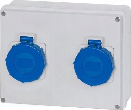 F-Elektro Rozdzielnica R-190 - gniazda 2x230V IP65