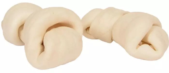 Duvo+ GRYZAK KOŚĆ WIĄZANA BIAŁA 14cm/ 2szt/ 6/ 48