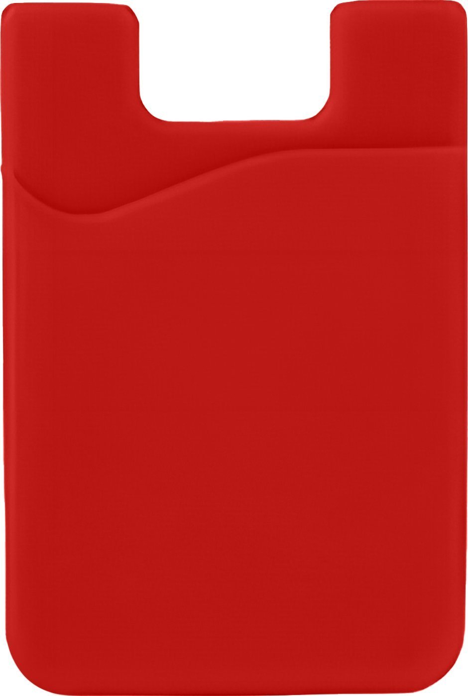 Hurtel Samoprzylepne etui na karty na tył telefonu - czerwone