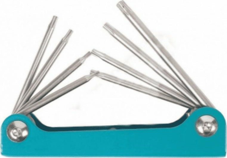 Forsage Komplet kluczy TORX składany 8 el. T5-T 10, T15, T20