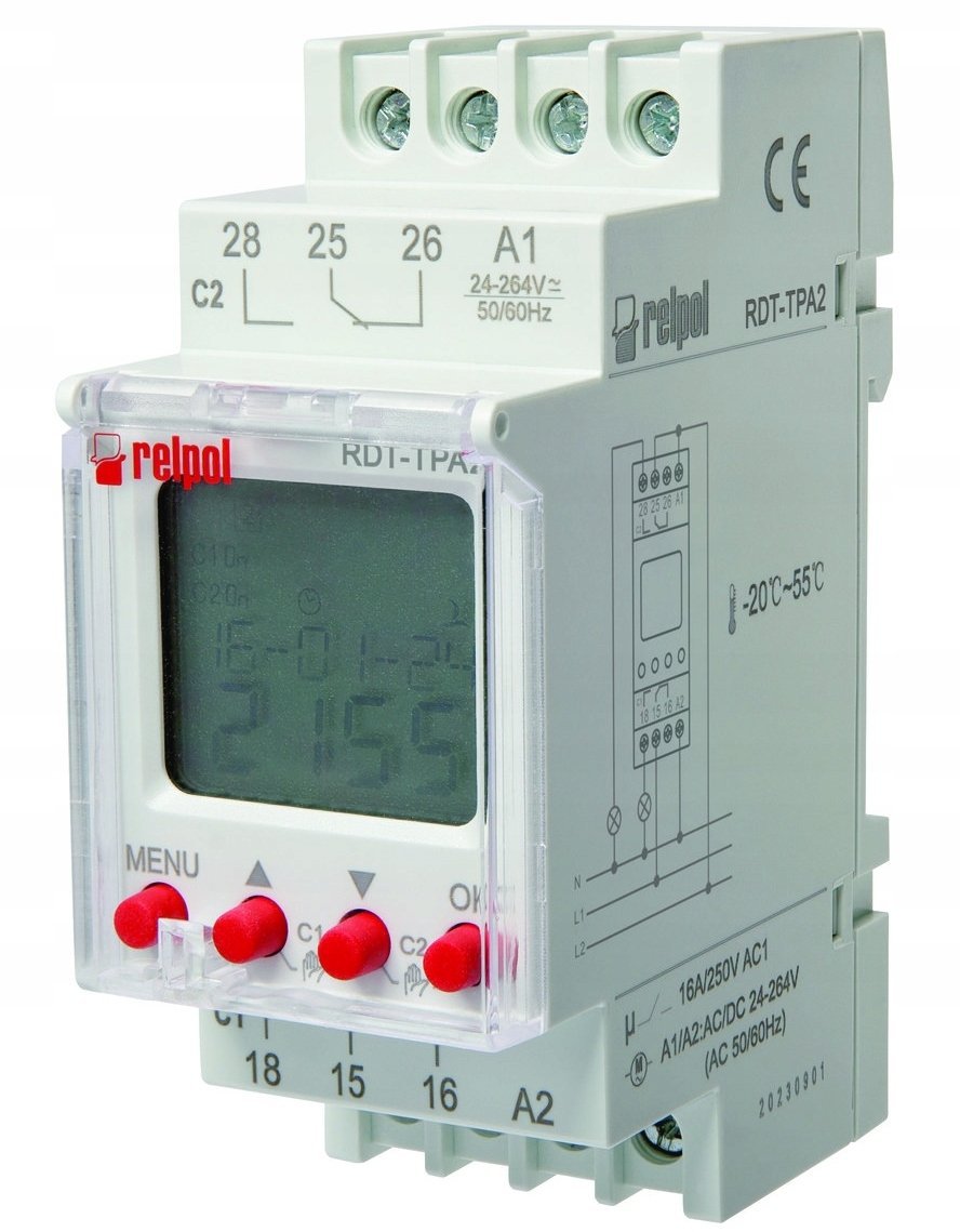 Astronomiczny wielofunkcyjny zegar cyfrowy RDT-TPA2 2617234