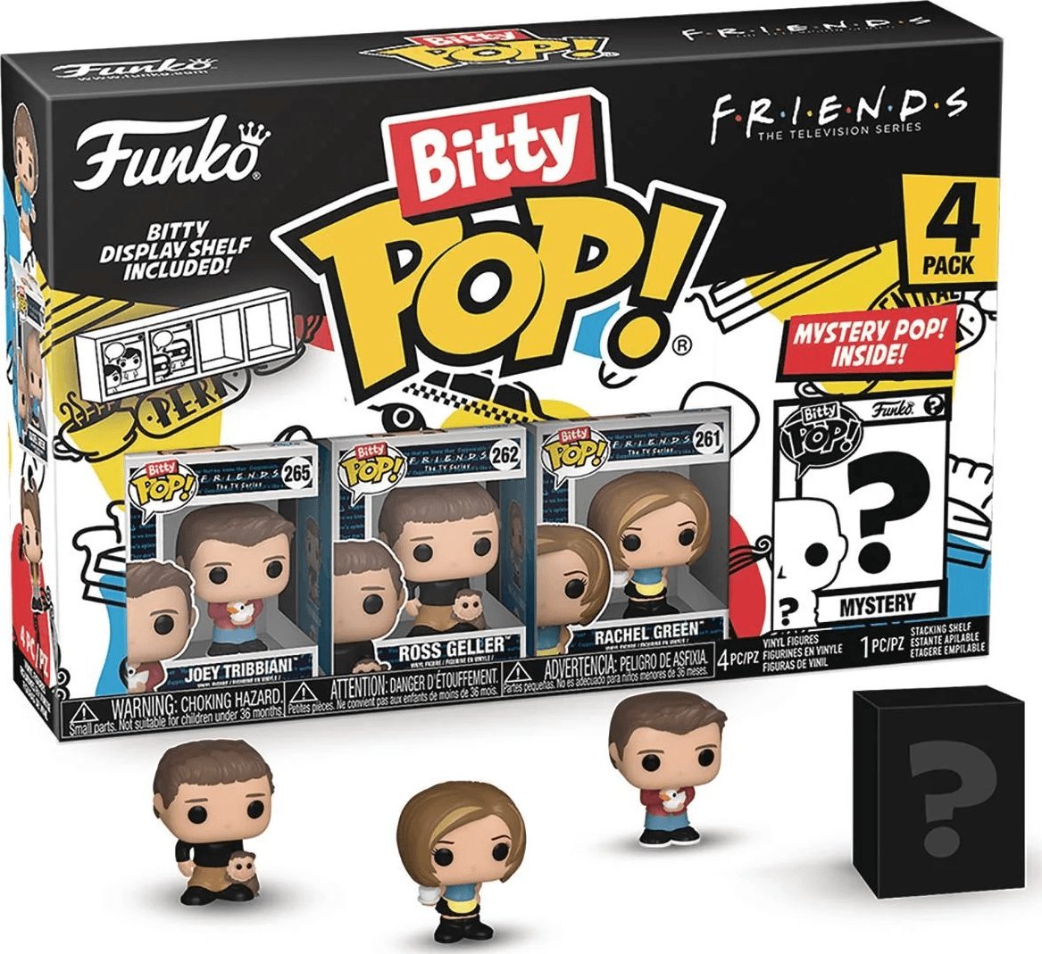Figurka Funko Pop funko pop! friends bitty 4 pack 2.5cm 80's joey ross rachel