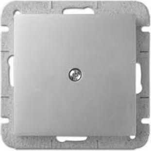Elektro-Plast Zaślepka Carla bez ramki srebrna (1770-16)