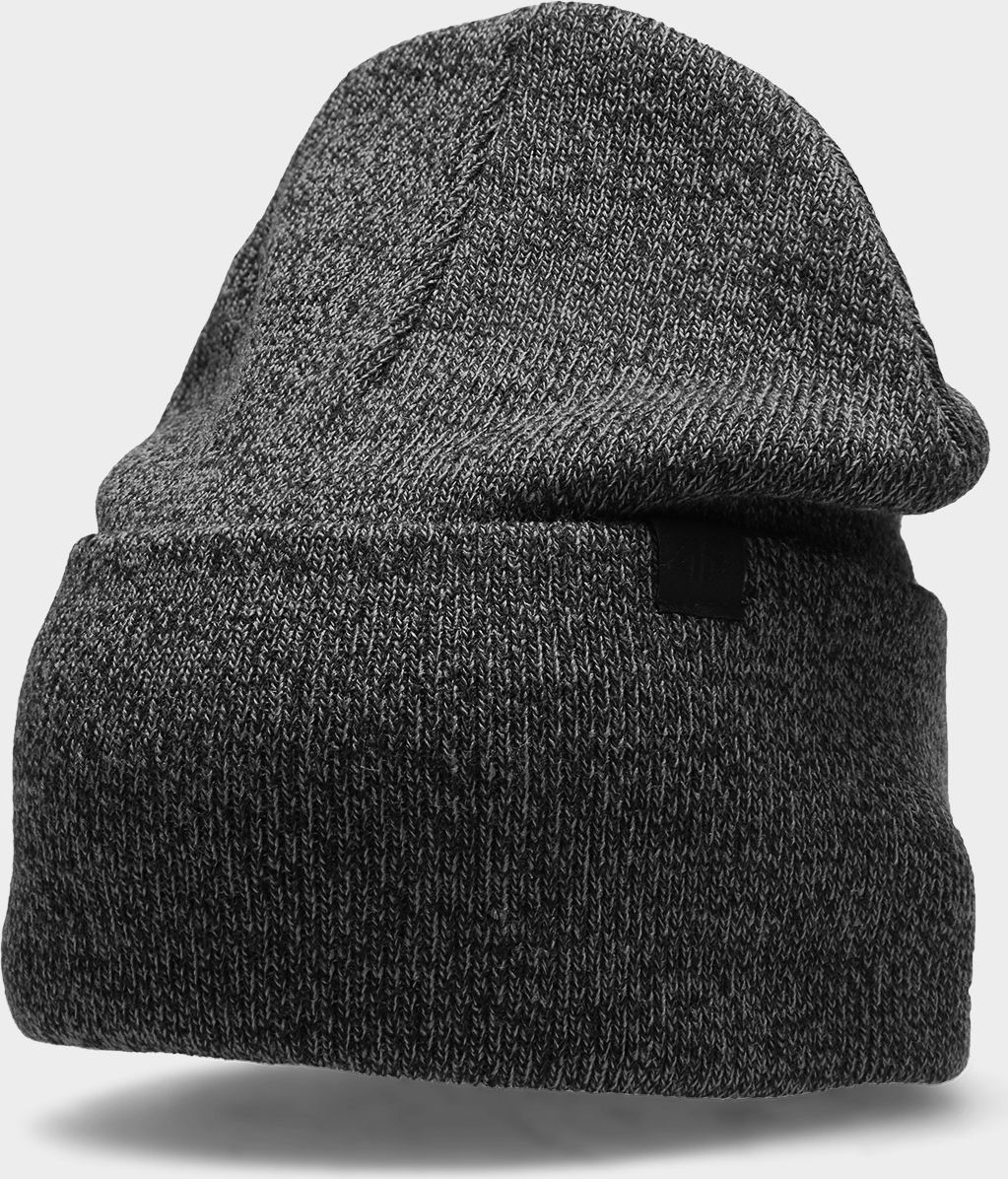 4f Czapka zimowa H4Z22-CAM005 Ciemny Szary melanż r.L