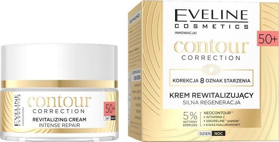 Eveline Contour Correction silnie regenerujący krem rewitalizujący 50+ 50ml
