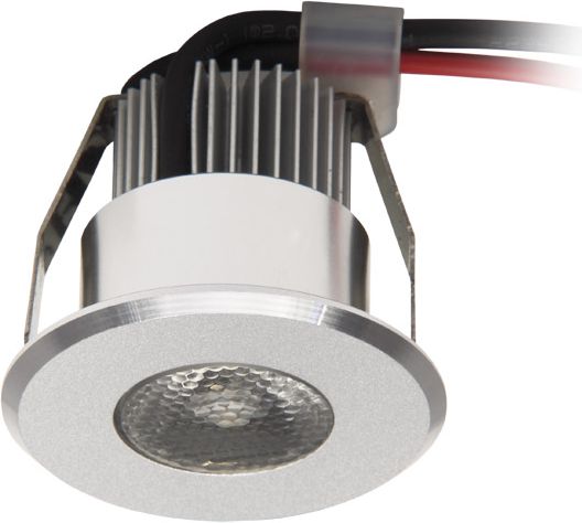 Kanlux Oprawa punktowa ścienno-sufitowa Power LED 1W IP20 aluminium (08103)