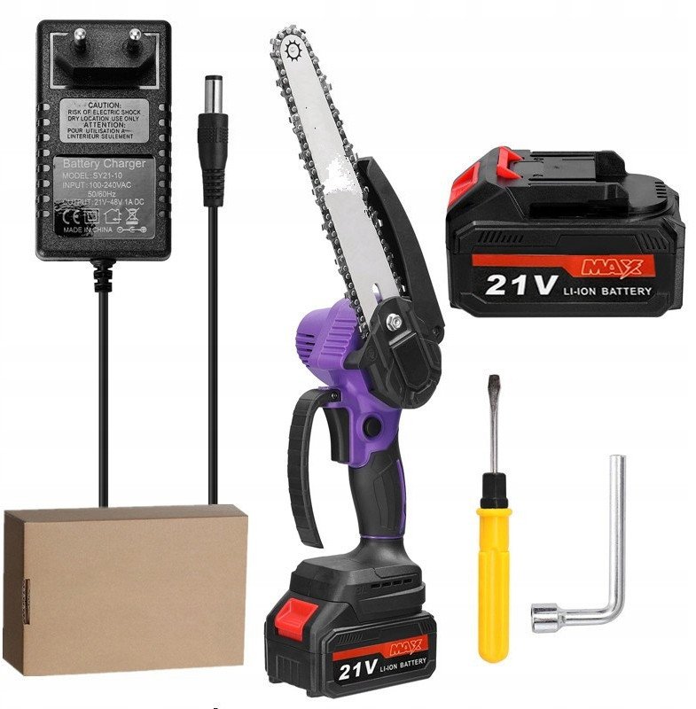 Piła Łańcuchowa 8 cali PILARKA AKUMULATOROWA 2xAKU