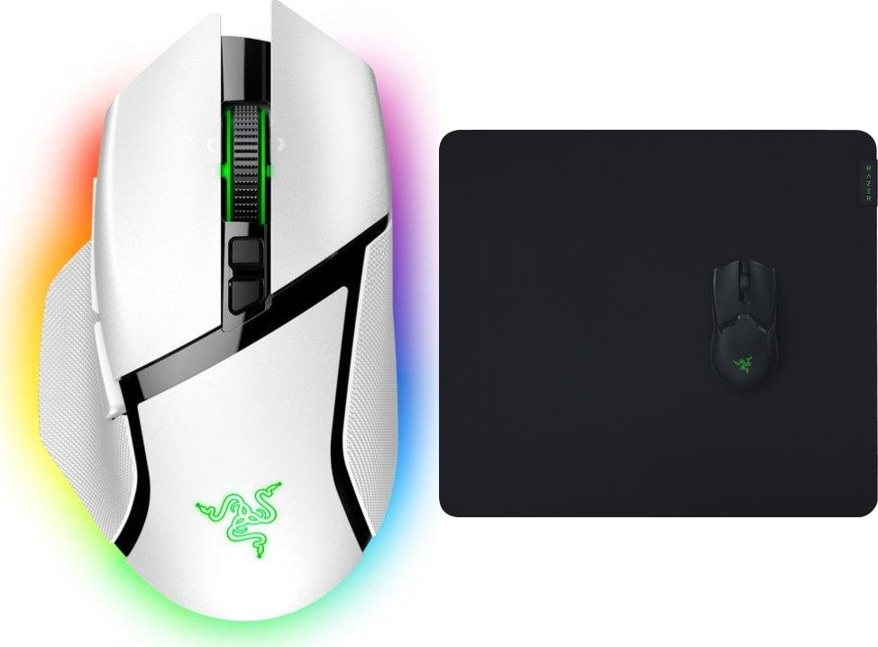 Mysz Razer Basilisk V3 Pro (RZ01-04620200-R3G1) + Podkładka Razer Gigantus V2 L (RZ02-03330300-R3M1)