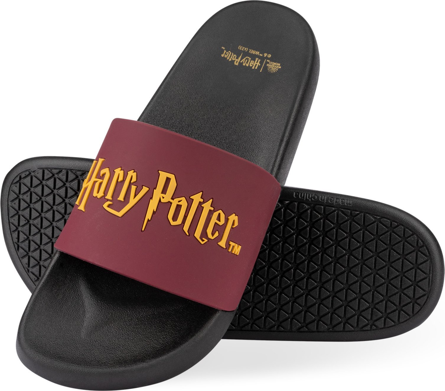 Soxo Premium Klapki Plażowe Damskie Męskie SOXO HARRY POTTER | Idealne na Lato Wakacje i na Basen | Gumowe 4041