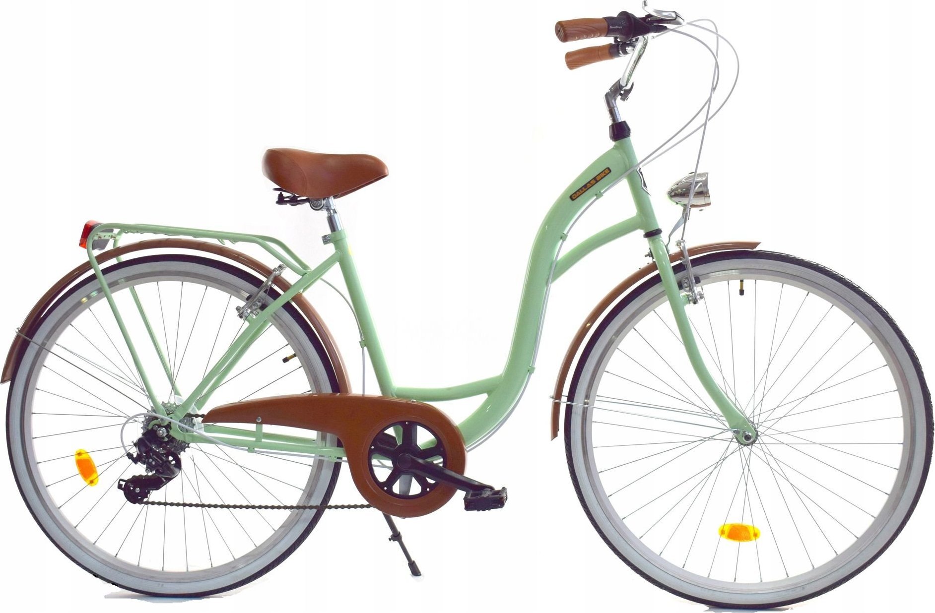 Dallas Bike Rower Dallas City 28" 7spd - miętowy z brązem