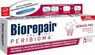 Biorepair Peribioma PRO+ pasta z probiotykami przeciw paradontozie 75ml