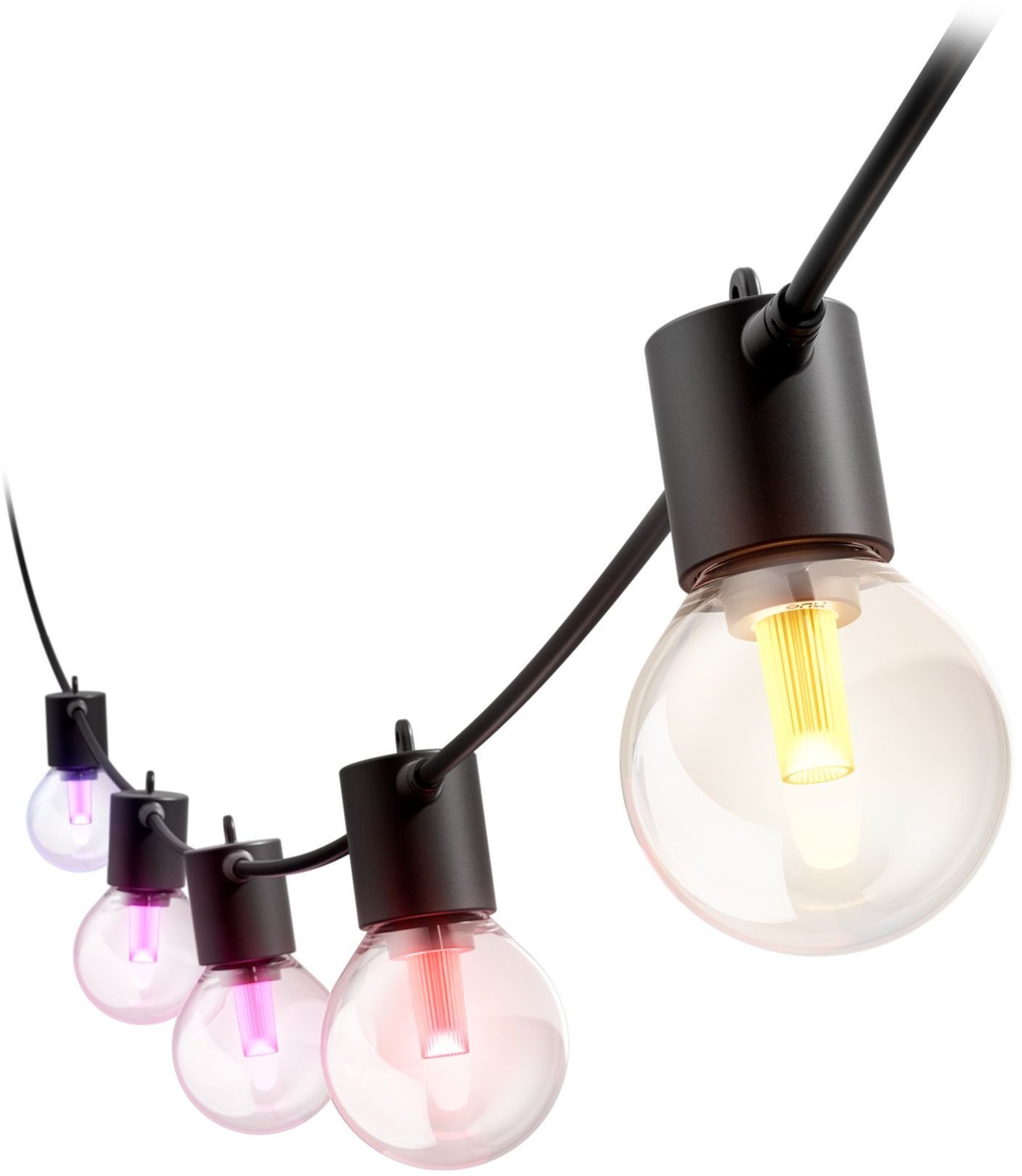 Philips Hue Festavia Outdoor lyskæde med globepærer - 14 m