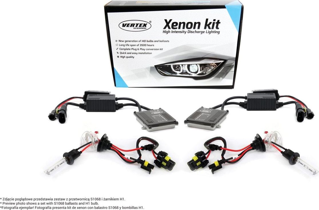 AMiO 01906 Zestaw S1068 Canbus H7 4300K