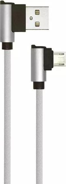 Kabel USB V-TAC USB-A - microUSB 1 m Srebrny (1_778229)