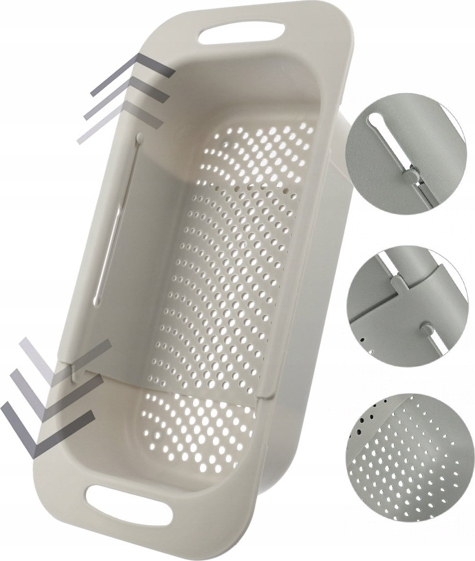 Brunbeste OCIEKACZ KOSZYK ROZSUWANY REGULOWANY DO ZLEWU 3290