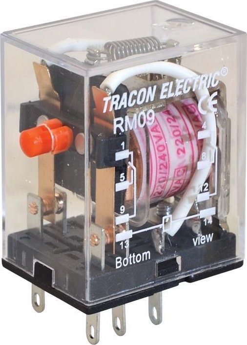 Tracon Electric Przekaźnik miniaturowy RM09 2P 240V AC