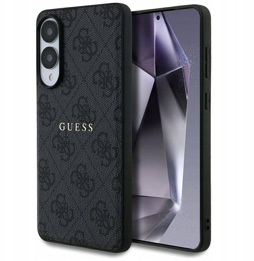 Guess Case 4G Ring Classic Logo MagSafe Samsung Galaxy S25 Edge black