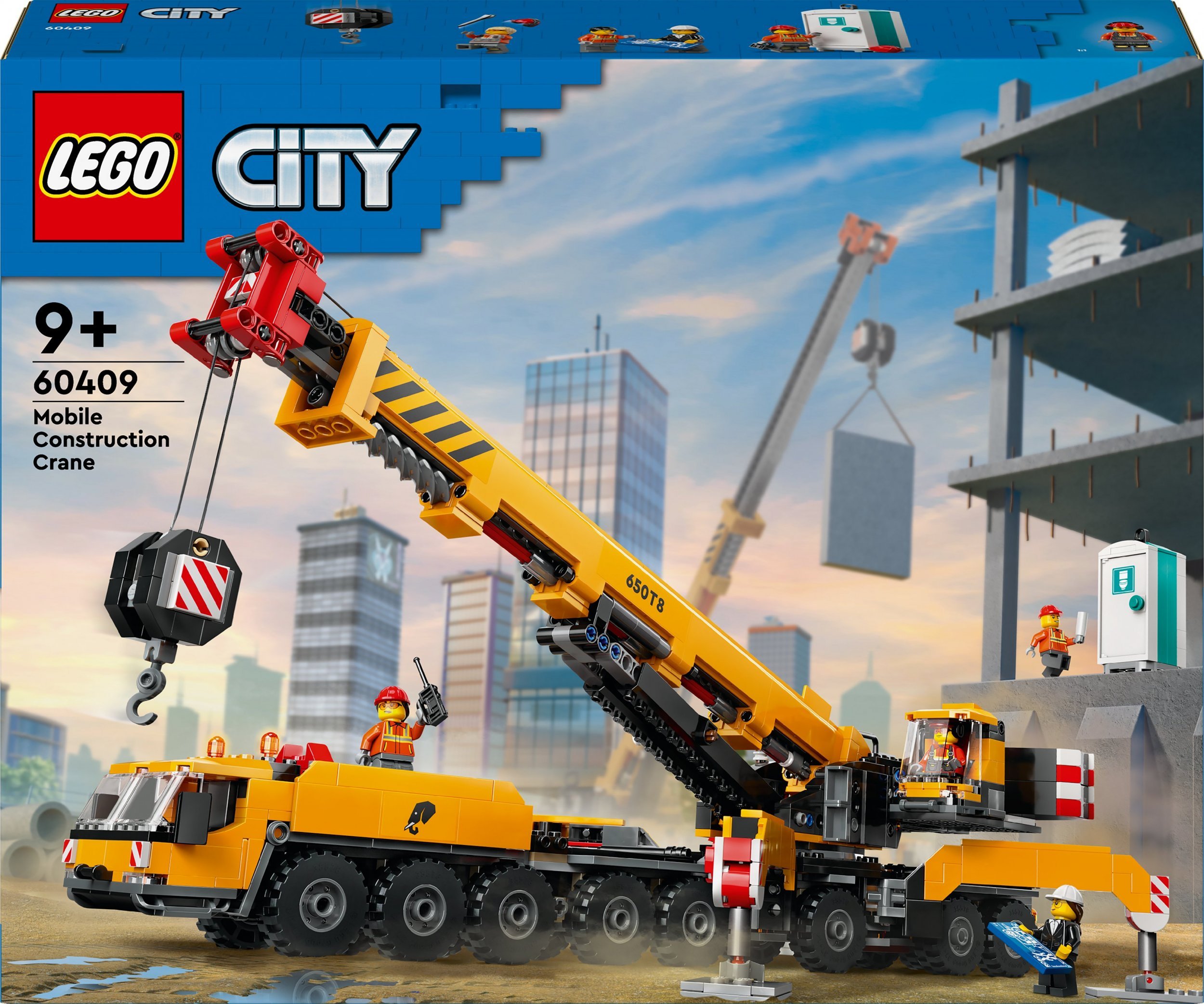LEGO City Żółty ruchomy żuraw (60409)