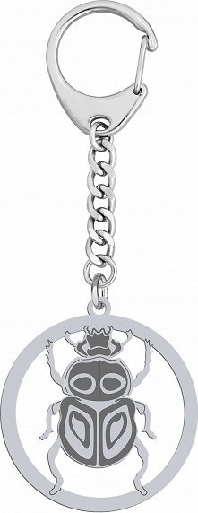 Radziszewska Jewellery Brelok ze Skarabeuszem srebro GRAWER GRATIS