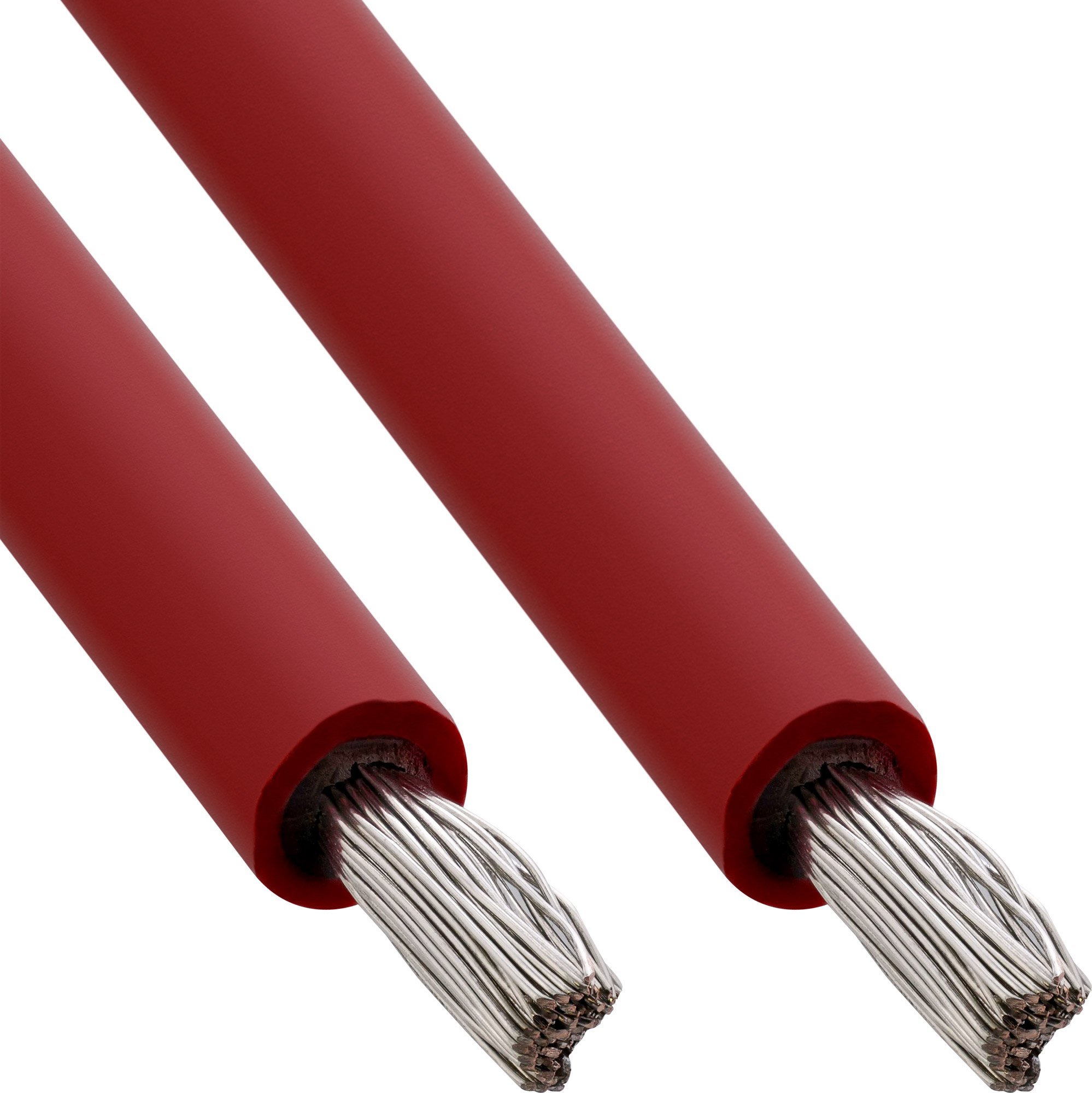 InLine® Solar Installationskabel Meterware H1Z2Z2-K 6mm² rot 50m