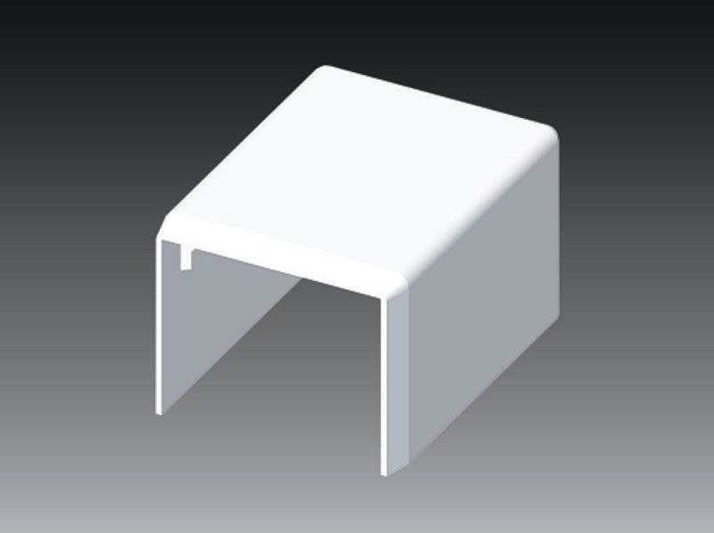 Kopos Pokrywa końcowa LHD biała 40 x 20mm (8631)