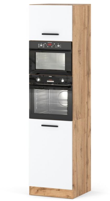 Szafka Kuchenna Słupek Modułowy Stojący Blande 60cm Wotan Biały Mat