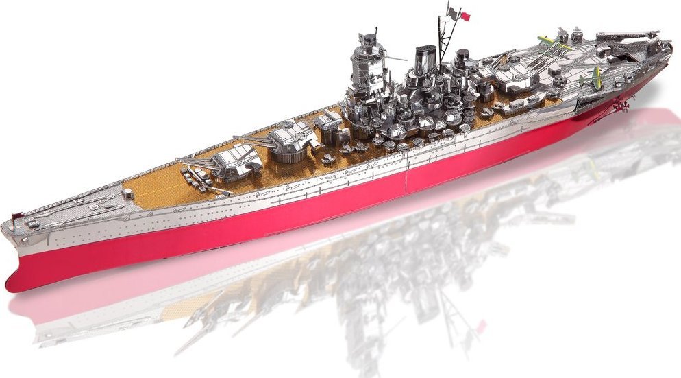 Piececool Piececool Puzzle Metalowe Model 3D - Okręt Wojenny Yamato