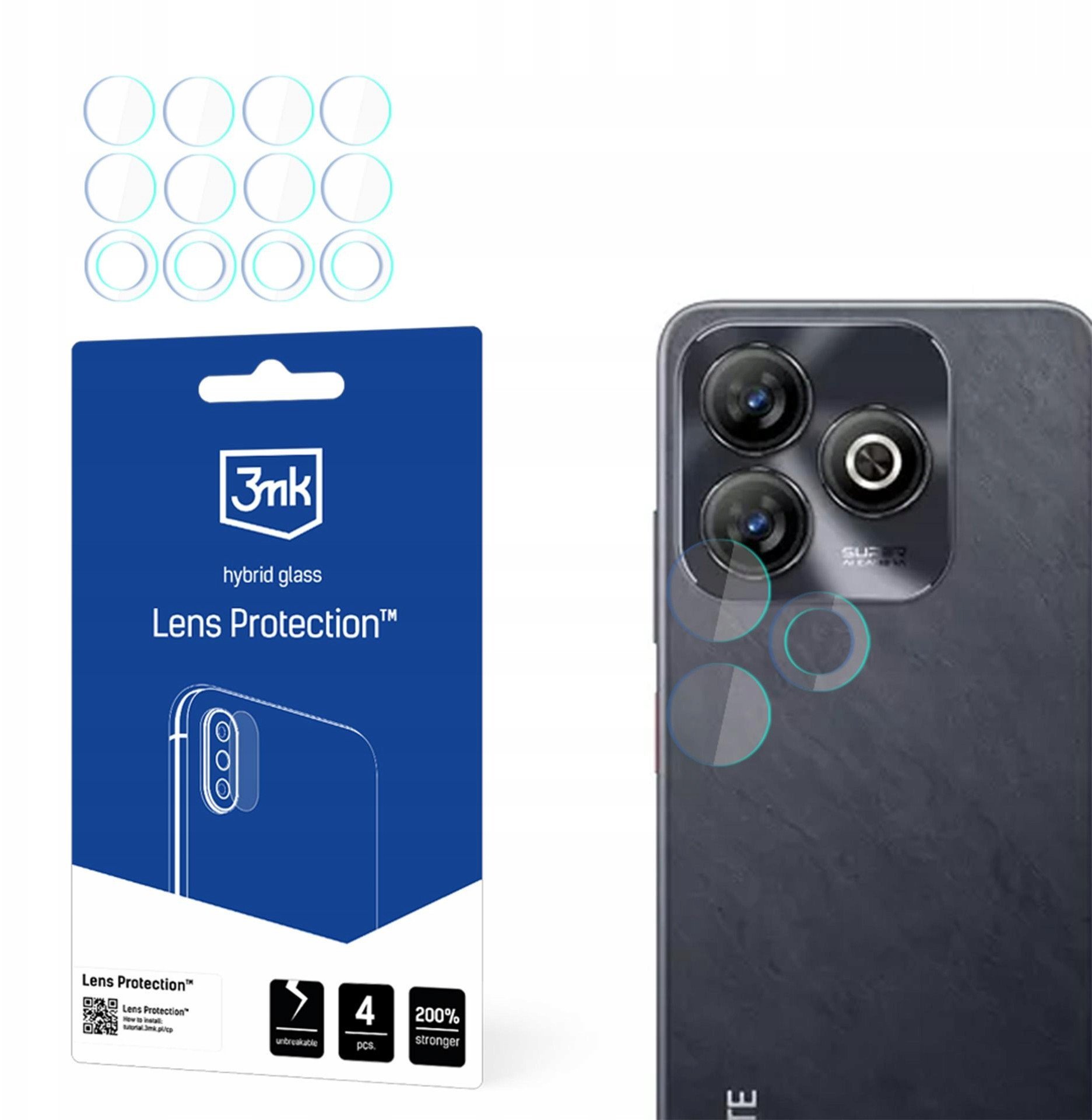 ZTE Blade V60 Smart - 3mk Lens Protection