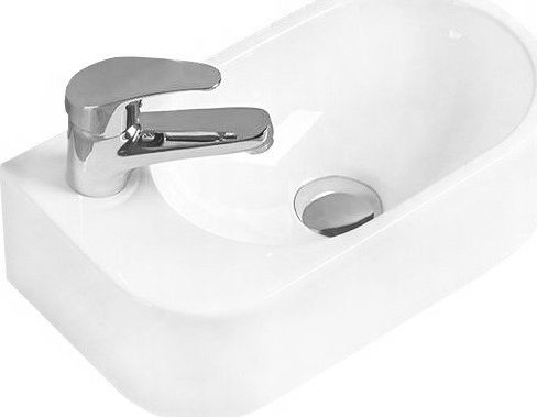 Umywalka Mexen Mexen Viera umywalka nablatowa lewa 40 x 21 cm biała - 21274000L