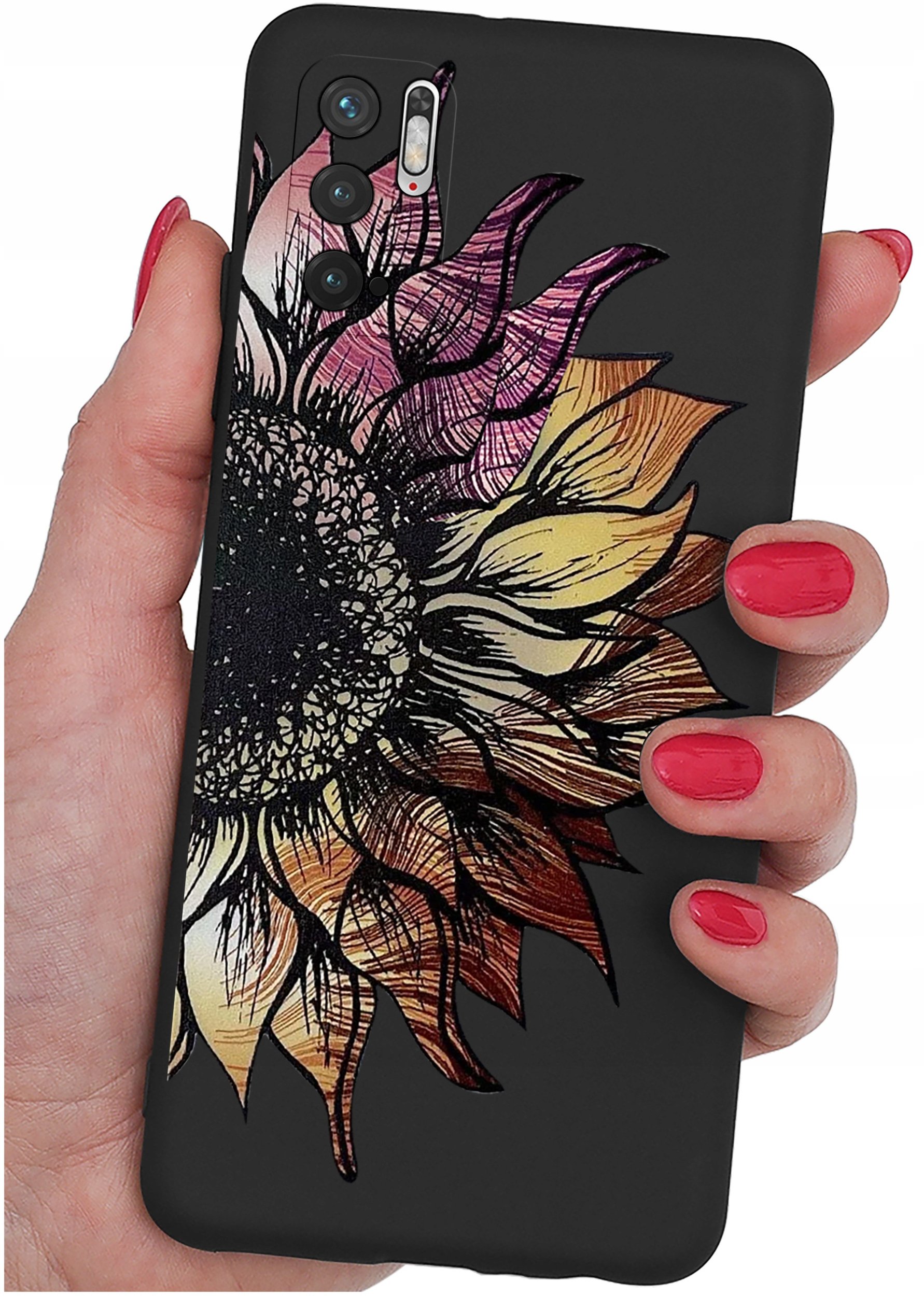 krainaGSM ETUI do Xiaomi Redmi Note 10 5G SILIKONOWE MATT CASE + SZKŁO 9H