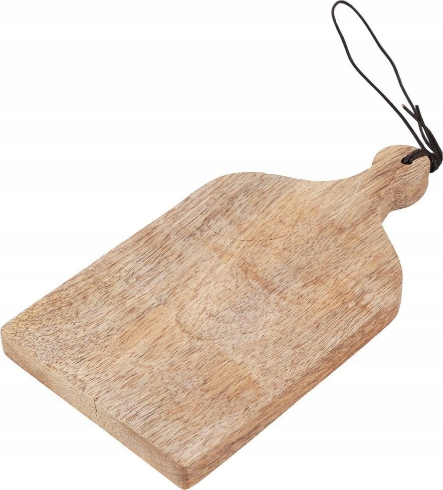 Deska do krojenia Home Styling Collection Deska do krojenia z drewna mango, z uchwytem, 10 x 19,5 x 1,3 cm