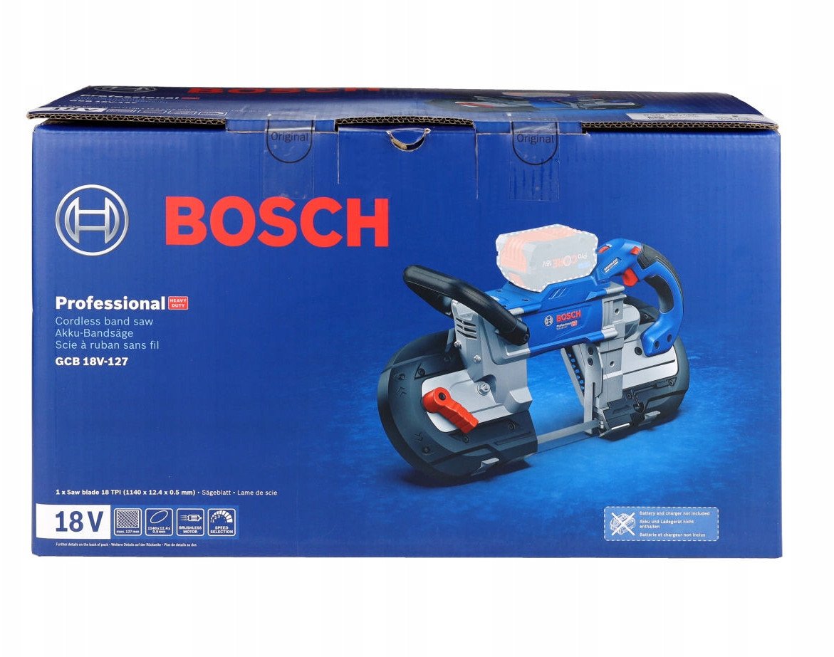 Bosch Bosch cordless band saw GCB 18V-127 Professional solo, 18Volt (blue/black, without battery and charger)