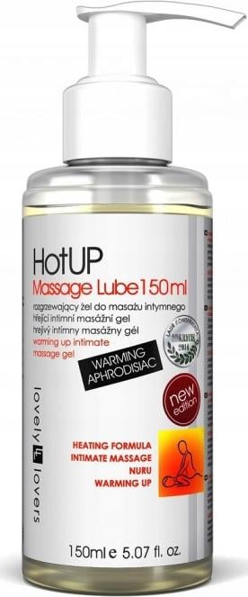 Lovely Lovers LOVELY LOVERS_Hot Up Massage Lube rozgrzewający intymny żel do masażu 150ml