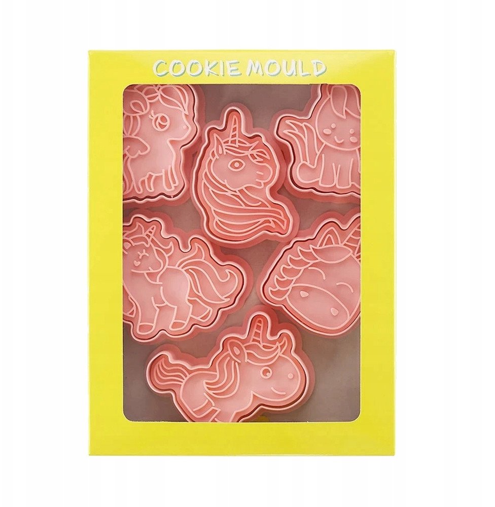 Foremki do Ciastek JEDNOROŻCE foremka do wycinania ciasteczek 6szt