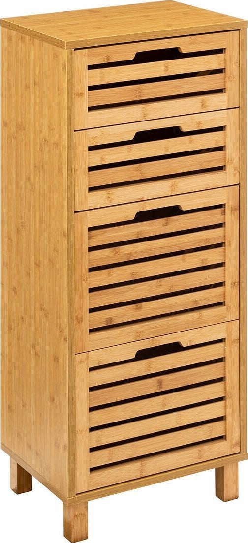 5five Szafka łazienkowa stojąca wysoka SICELA, z 4 szufladami, 40 x 30 x 97,5 cm