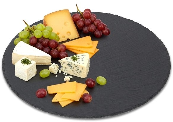 Vilde TALERZ TACA kamienna okrągła do serwowania 30cm 139449