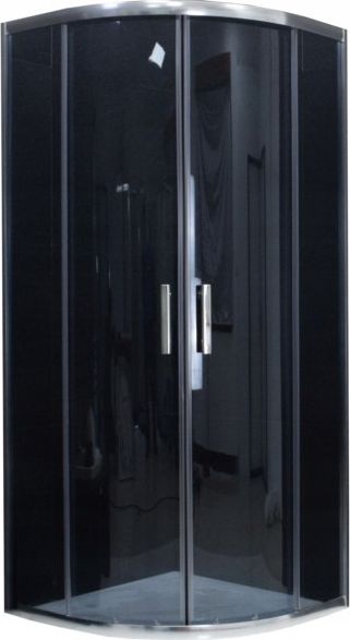 Mexen Mexen Rio kabina prysznicowa półokrągła 80 x 80 cm, grafit, chrom - 863-080-080-01-40