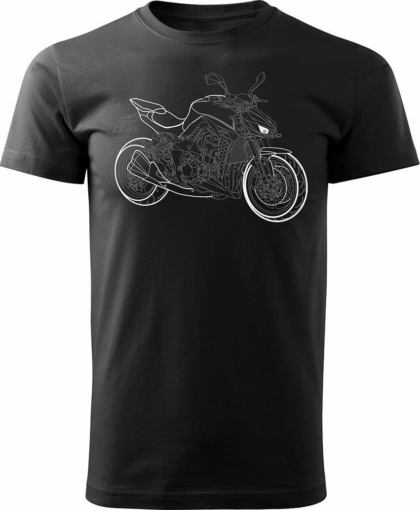 Topslang Koszulka motocyklowa na motor Kawasaki 1000R męska czarna REGULAR XXL