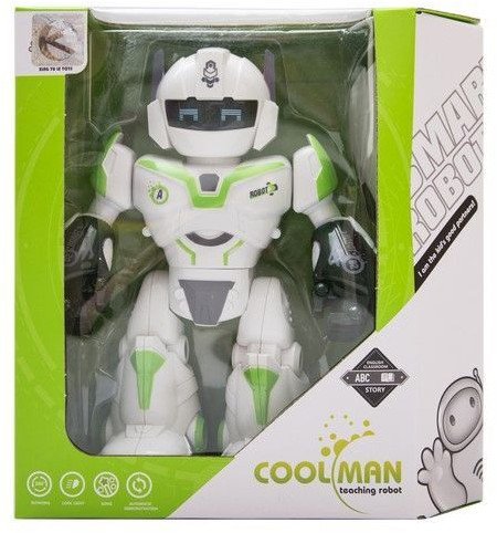 Interaktywny robot z funkcjami dźwiękowymi, ruchowymi i świetlnymi