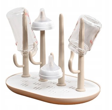 Uchwyt na butelki zdejmowany stojak na smoczki suszarka do butelek dziecko