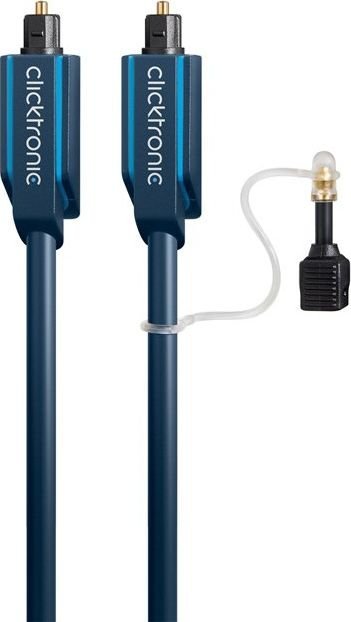 Kabel Clicktronic Toslink - Toslink 0.5m granatowy (70365)