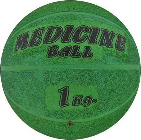 Maxwel Piłka lekarska gumowa 1 kg 1011711 zielony