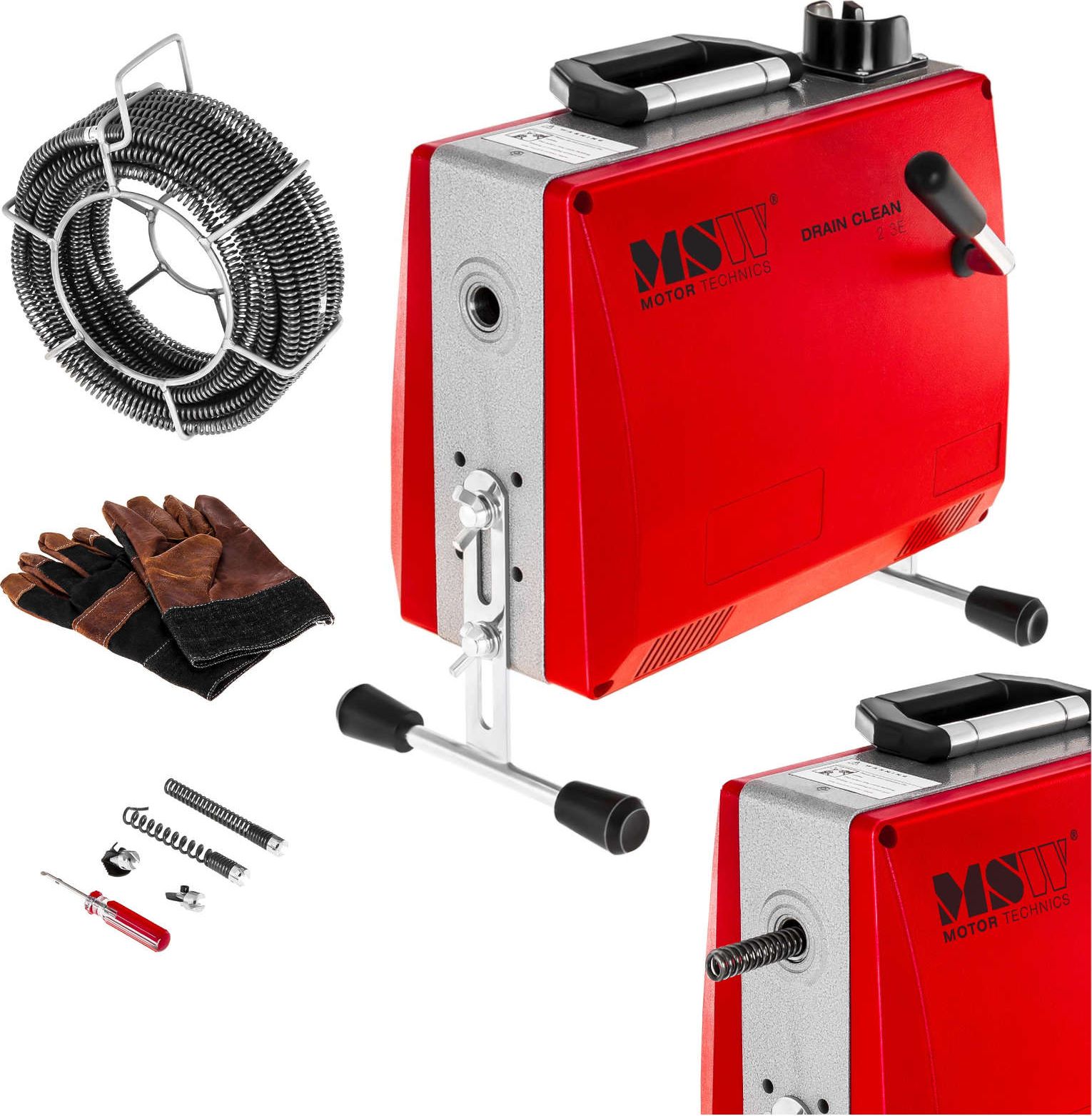 MSW przepychacz do rur elektryczna 390W śr. 30 - 100 mm MSW-DRAIN CLEAN 2.3E (10060351)