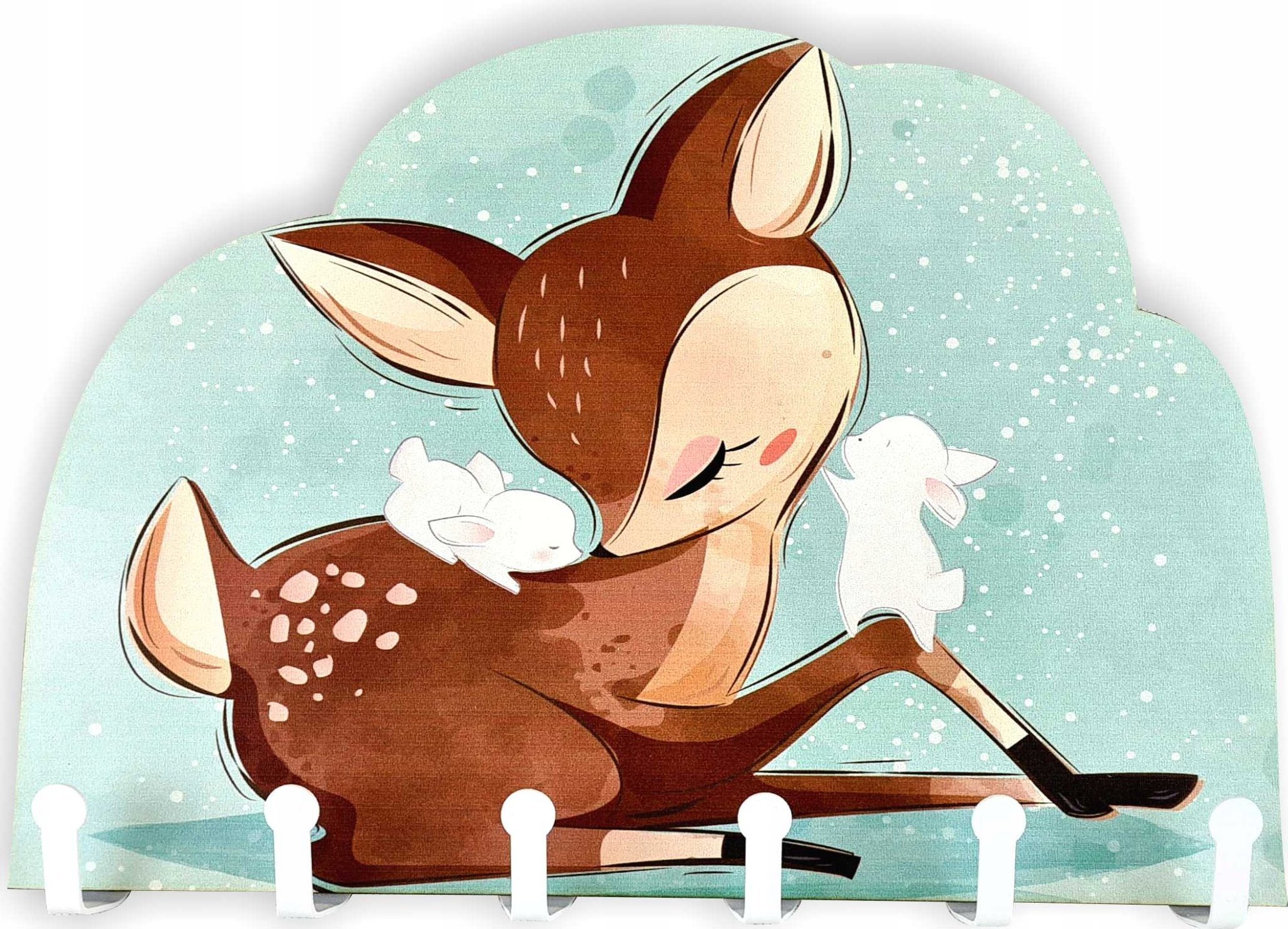 naSciane Wieszak na ubrania dla dzieci SARENKA jelonek eco