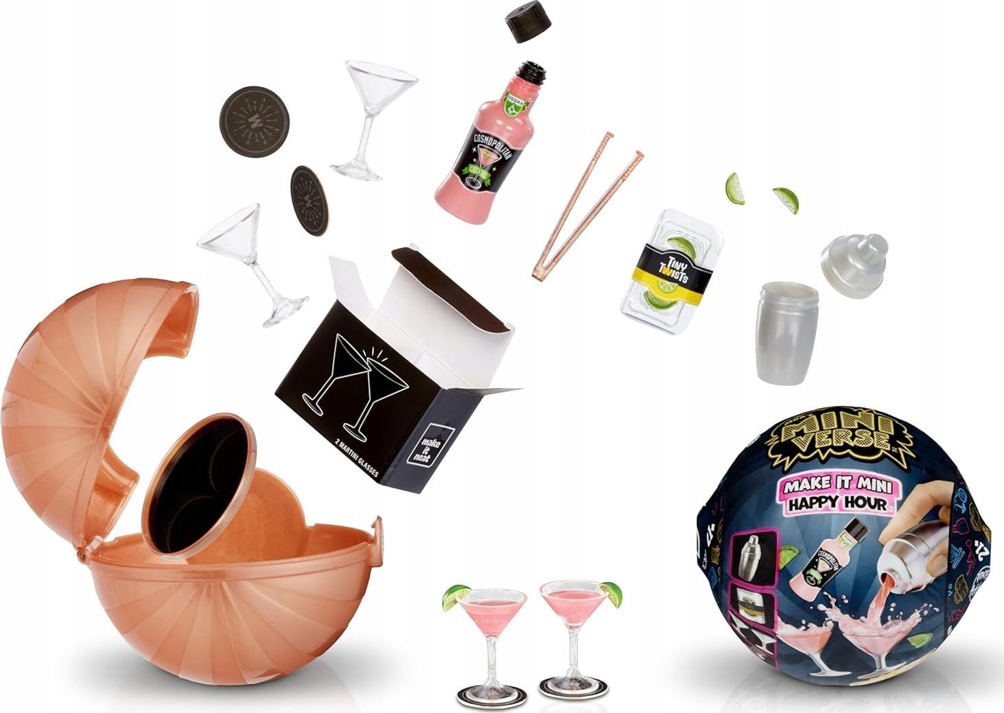 MGA Entertainment MGA's Miniverse Make It Mini Happy Hour Mini Collectibles (Assorted Items)