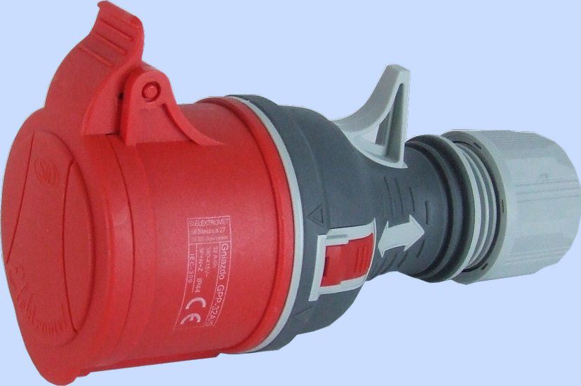 Elektromet Gniazdo przenośne proste 32A 400V 5P IP44 (921875)